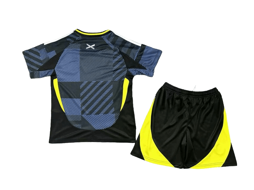 Kit Infantil Escócia Azul Home I 2024/25 Unissex Kit Infantil Escócia Azul Home I 2024/25 Unissex