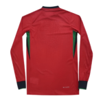 Camisa Portugal I Vermelha Home Manga Longa 2024/25 Jogador
