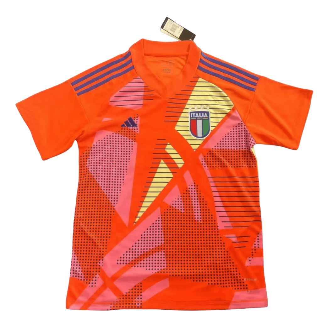 Camisa Itália Laranja Goleiro 2024/25 Masculina Camisa Itália Laranja Goleiro 2024/25 Masculina