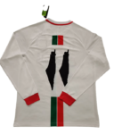 Camisa Palestina Branca Manga Longa 2024/25 Masculina
