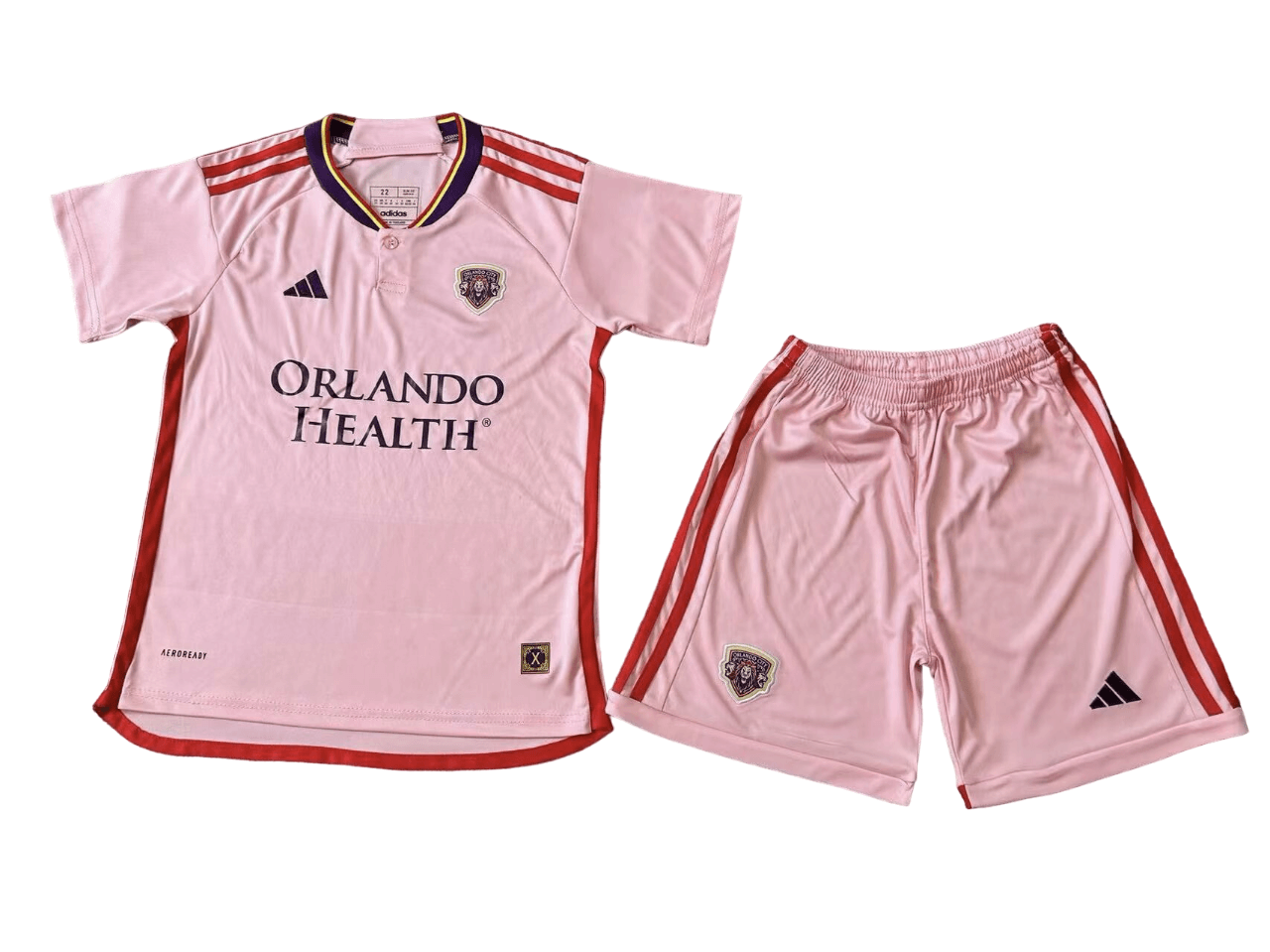 Kit Infantil Reserva Orlando City Branca 2024/25 Unissex Kit Infantil Reserva Orlando City Branca 2024/25 Unissex