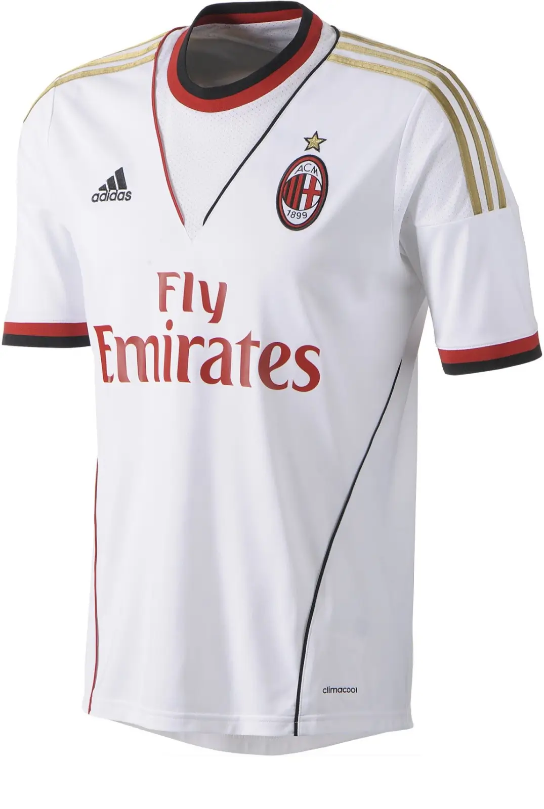 Camisa Ac Milan Branca Away 2013/14 Masculina Camisa Ac Milan Branca Away 2013/14 Masculina