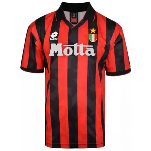 Camisa Ac Milan Home Vermelha I 1993/94 Masculina Camisa Ac Milan Home Vermelha I 1993/94 Masculina