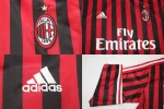 Camisa Ac Milan Home Manga Longa Vermelha I 2011/12 Masculina