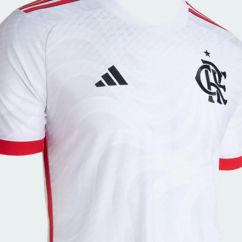Nova Camisa Flamengo Branca Reserva 2024/25 Jogador Nova Camisa Flamengo Branca Reserva 2024/25 Jogador