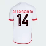 Camisa Flamengo Do De Arrascaeta #14 Branca Reserva 2024/25 Masculina