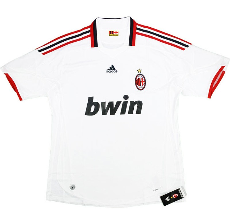 Camisa Ac Milan Branca Away 2009/10 Masculina Camisa Ac Milan Branca Away 2009/10 Masculina