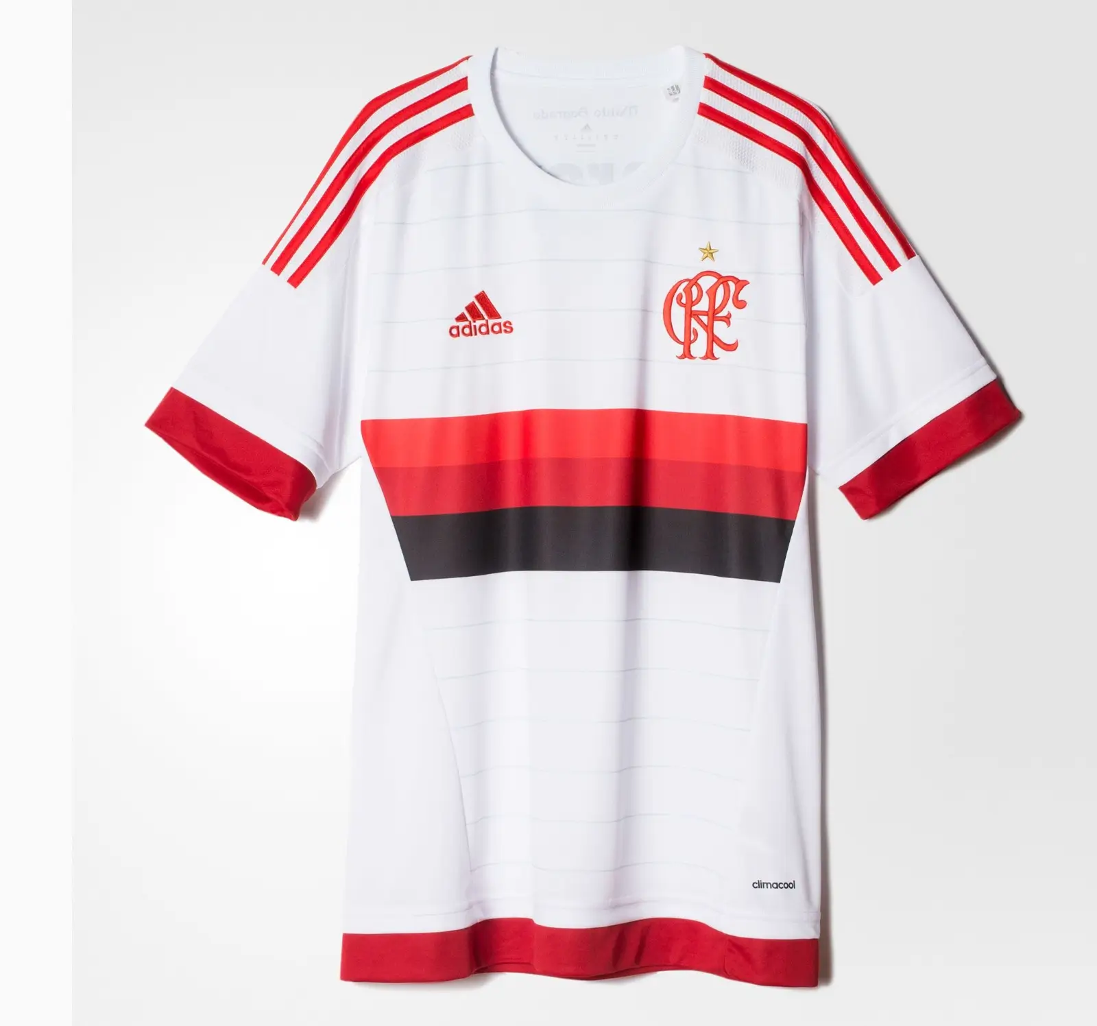 Camisa Flamengo II Fora Branca 2015/16 Masculina Camisa Flamengo II Fora Branca 2015/16 Masculina