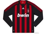 Camisa Ac Milan Home Vermelha I 2008/09 Manga Longa Masculina