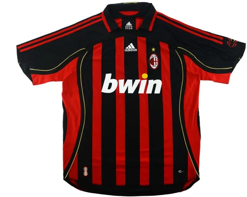 Camisa Ac Milan Home Vermelha I 2006/07 Masculina Camisa Ac Milan Home Vermelha I 2006/07 Masculina