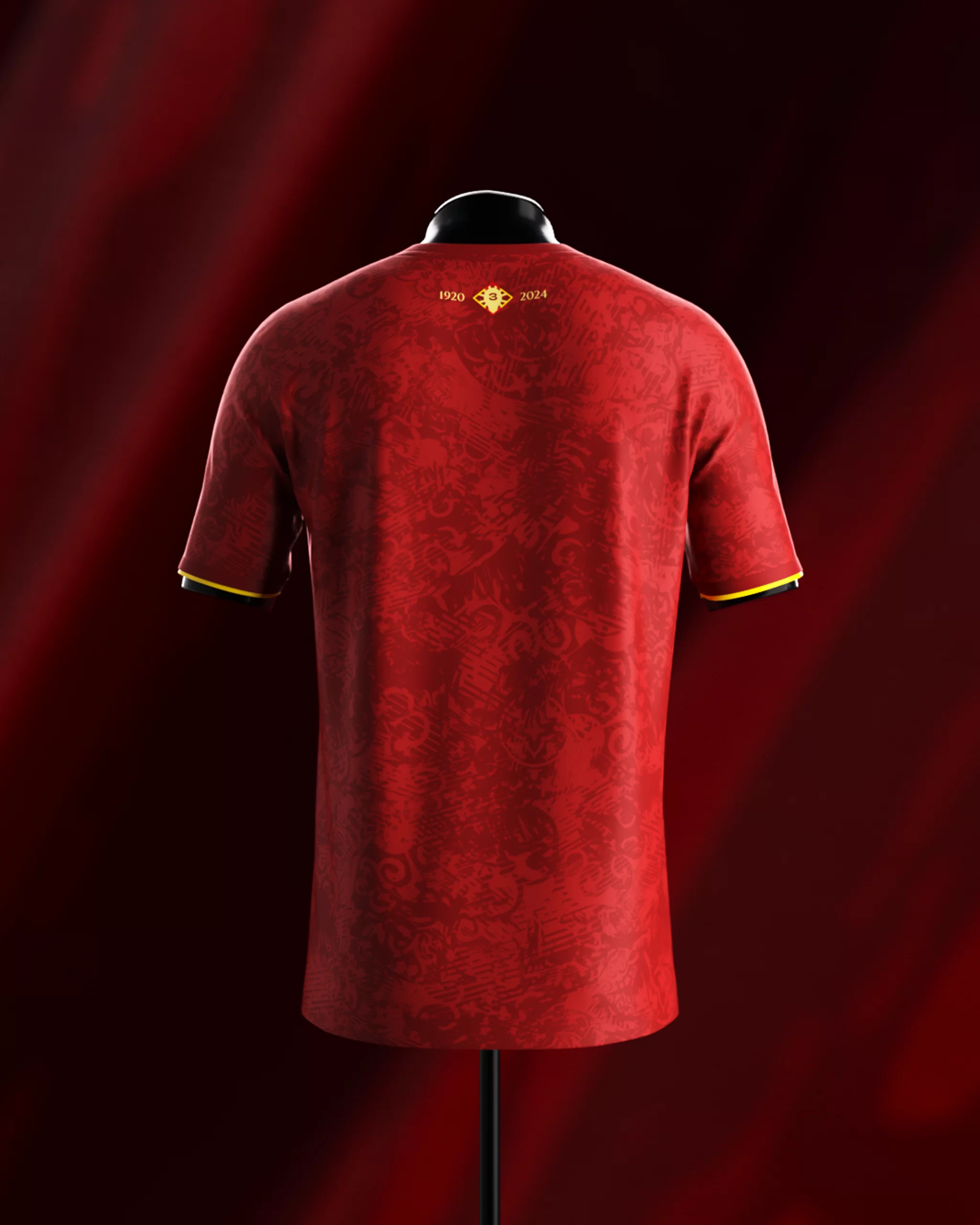 Camisa Espanha "Los Toros" Vermelha Commafootball 2024/25 Masculina Camisa Espanha "Los Toros" Vermelha Commafootball 2024/25 Masculina