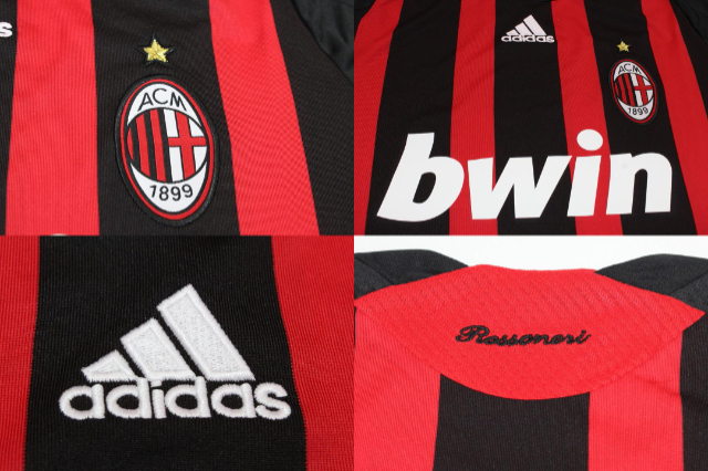 Camisa Ac Milan Home Vermelha I2008/09 Masculina