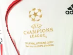 Camisa Ac Milan Branca Away Final Ucl 2006/07 Manga Longa