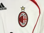 Camisa Ac Milan Branca Away Final Ucl 2006/07 Manga Longa