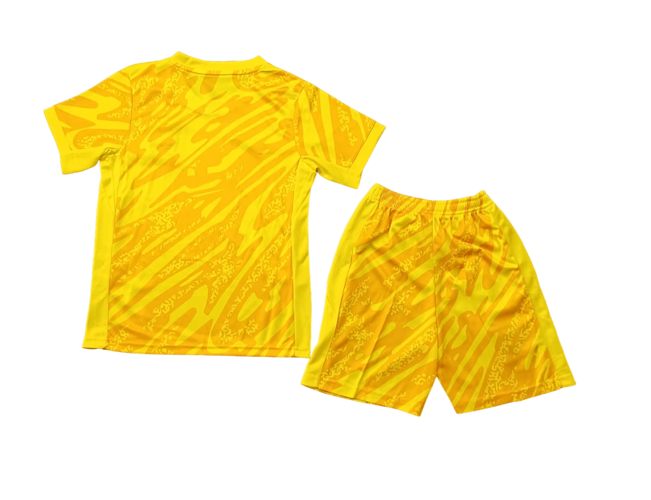 Kit Infantil Portugal Amarelo Goleiro 2024/25 Unissex Kit Infantil Portugal Amarelo Goleiro 2024/25 Unissex