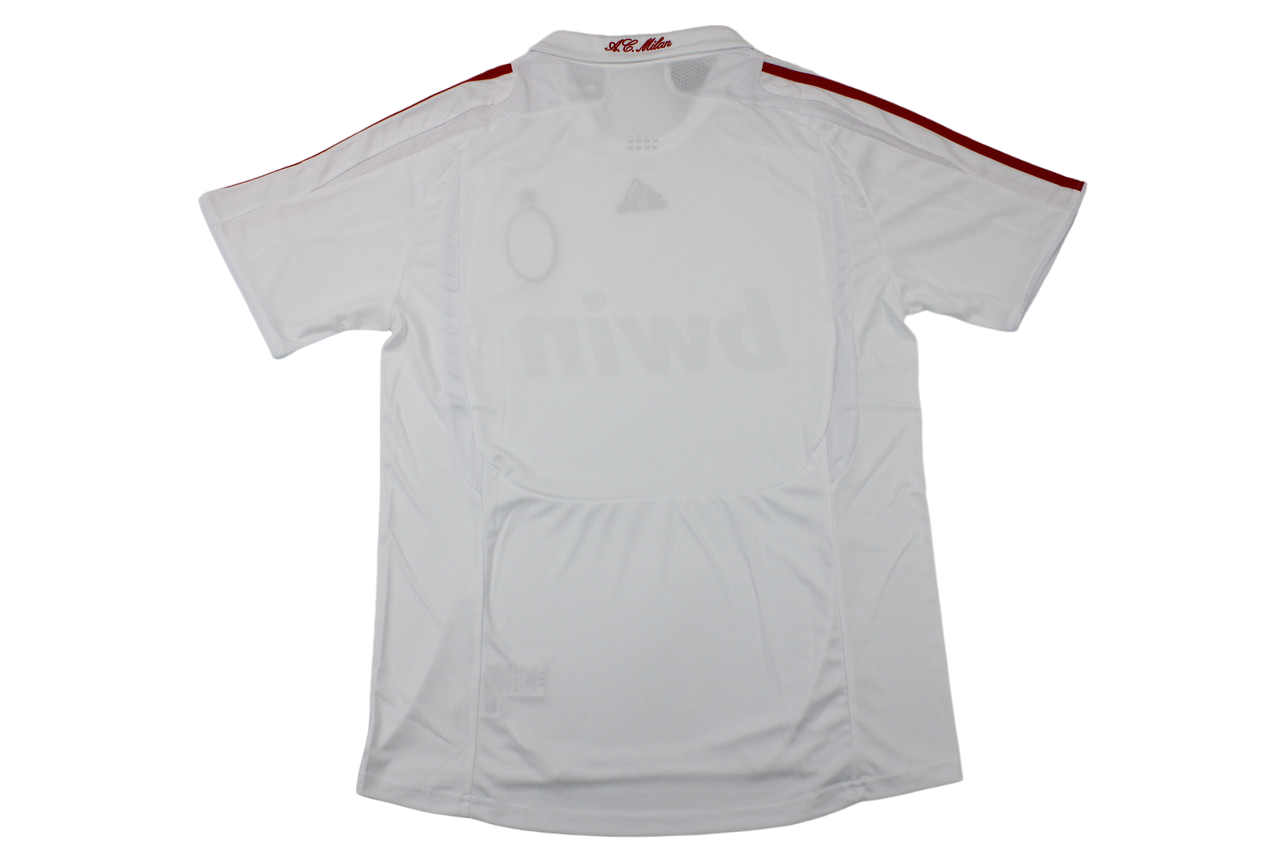 Camisa Ac Milan Branca Away UCL 2007/08 Masculina Camisa Ac Milan Branca Away UCL 2007/08 Masculina
