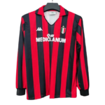 Camisa Ac Milan Home Vermelha I 1988 Manga Longa