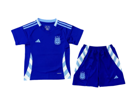 Kit Infantil Argentina II Azul Away 2024/25 Unissex