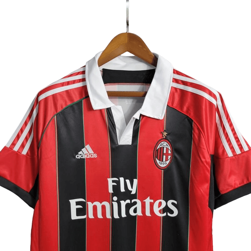 Camisa Ac Milan Home Vermelha I 2012/13 Polo Masculina Camisa Ac Milan Home Vermelha I 2012/13 Polo Masculina