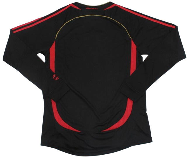 Camisa Ac Milan Home Preta Third III 2006/07 Manga Longa Camisa Ac Milan Home Preta Third III 2006/07 Manga Longa