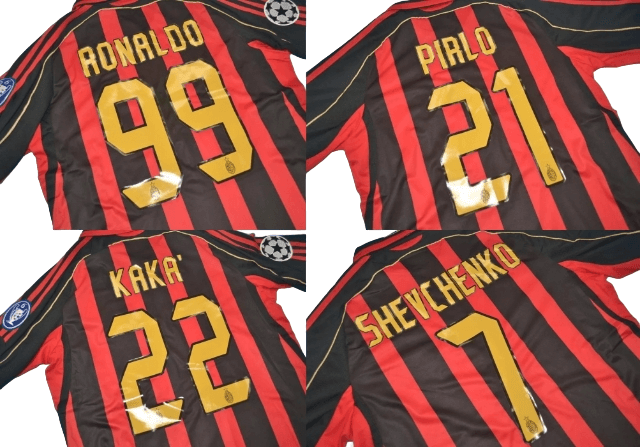 Camisa Ac Milan Home Manga Longa Vermelha I 2006/07 Camisa Ac Milan Home Manga Longa Vermelha I 2006/07