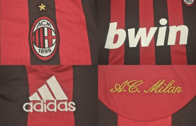 Camisa Ac Milan Home Vermelha I 2009/10 Masculina Camisa Ac Milan Home Vermelha I 2009/10 Masculina