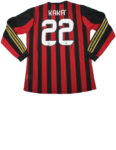 Camisa Ac Milan Home Manga Longa Vermelha I 2013/14 Masculina