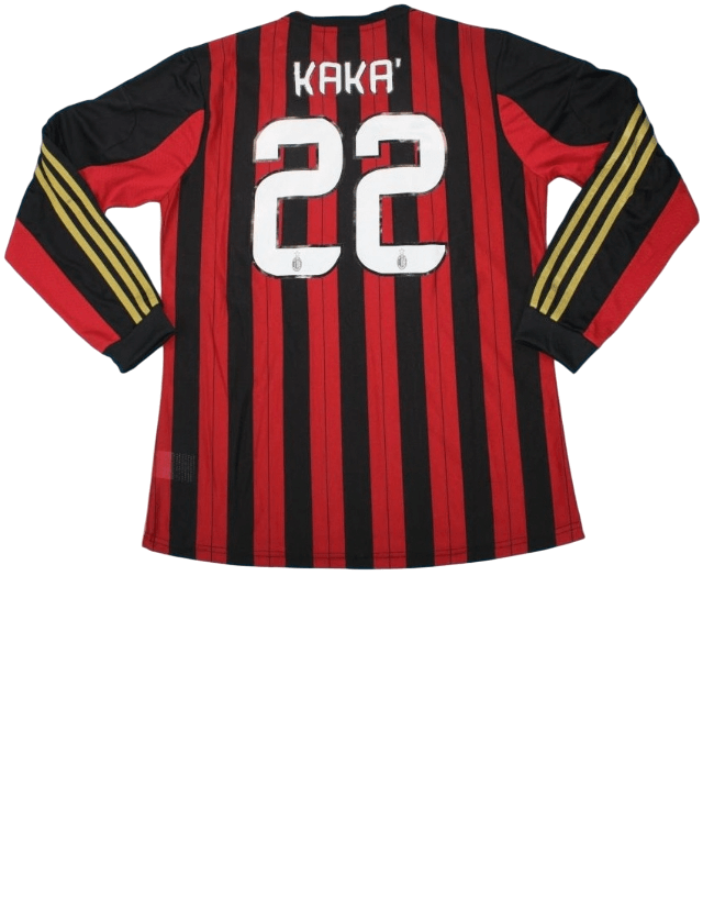 Camisa Ac Milan Home Manga Longa Vermelha I 2013/14 Masculina KAKÁ 22 Camisa Ac Milan Home Manga Longa Vermelha I 2013/14 Masculina KAKÁ 22