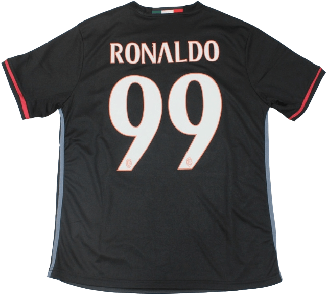 Camisa Ac Milan Home Vermelha I 2016/17 Masculina ronaldo 99 Camisa Ac Milan Home Vermelha I 2016/17 Masculina ronaldo 99