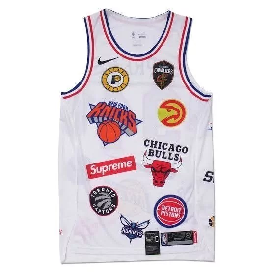Regata Nba Jersey Nike x Supreme - Branca Regata Nba Jersey Nike x Supreme - Branca