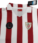 Camisa Athletic Bilbao Home I  Branca/Vermelha 1984 Masculina
