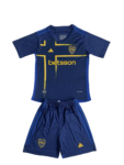 Kit Infantil Boca Juniors Third Azul Escura III 2024/25 Unissex