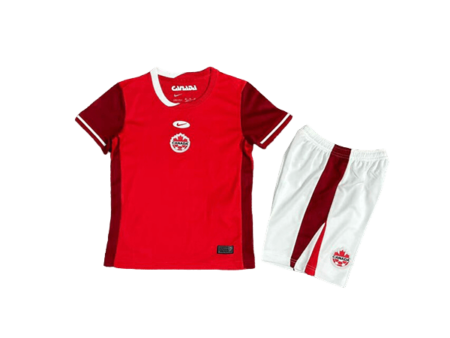 Kit Infantil Canadá Home I Vermelha 2024/25 Unissex