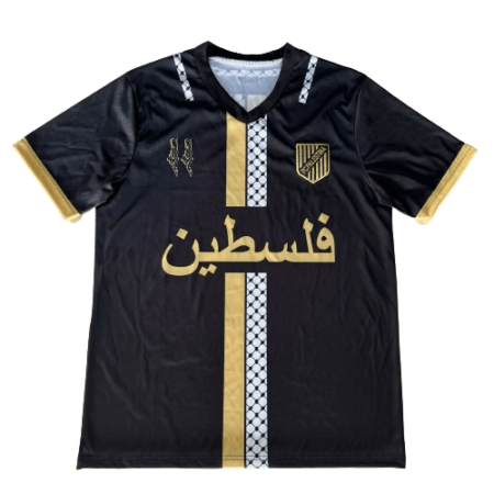 Camisa FC Palestina Preta/Dourada 2024/25 Masculina