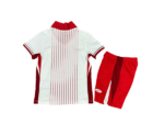 Kit Infantil Canadá Branca II Away 2024/25 Unissex