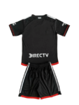 Kit Infantil Três River Plate Preta La Máquina 2024/25 Unissex