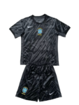 Kit Infantil Brasil Preta Goleiro 2024/25 Unissex