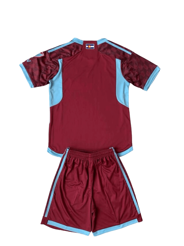 Kit Infantil Colorado Rapids Vermelha Home I 2024/25 Unissex Kit Infantil Colorado Rapids Vermelha Home I 2024/25 Unissex