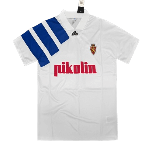 Camisa Real Zaragoza Branca Home Retrô 1992/93 Masculina Camisa Real Zaragoza Branca Home Retrô 1992/93 Masculina