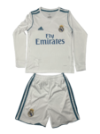 Kit Infantil Real Madrid 2018 Branca I Manga Longa Unissex