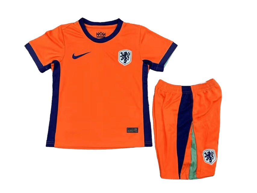 Kit Infantil Holanda Laranja Home I 2024/25 Unissex Kit Infantil Holanda Laranja Home I 2024/25 Unissex