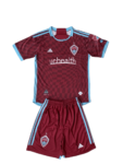 Kit Infantil Colorado Rapids Vermelha Home I 2024/25 Unissex