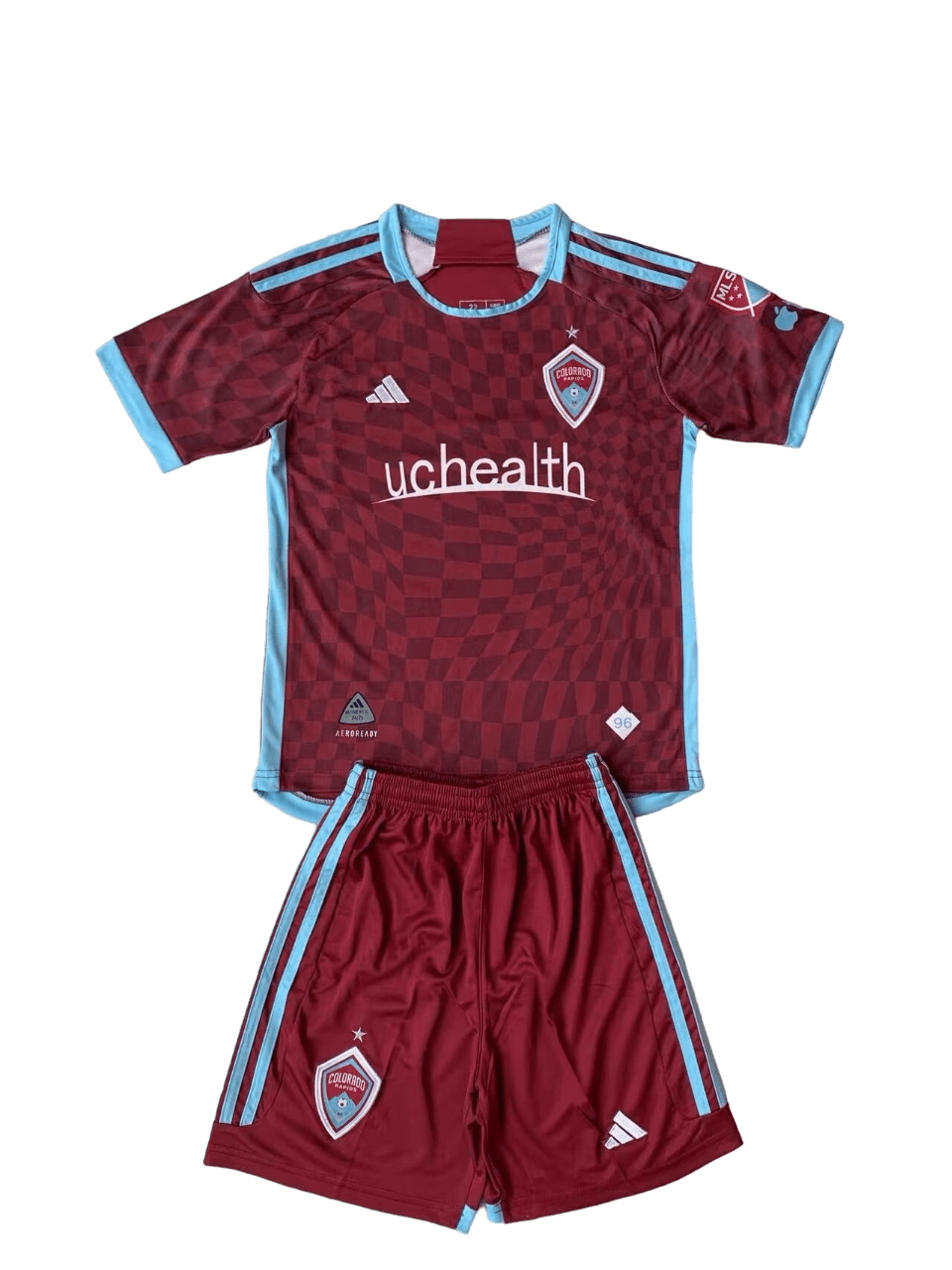 Kit Infantil Colorado Rapids Vermelha Home I 2024/25 Unissex Kit Infantil Colorado Rapids Vermelha Home I 2024/25 Unissex