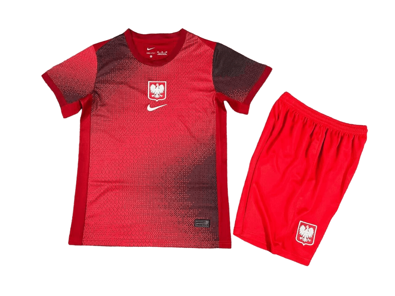 Kit Infantil Polônia Away II Vermelha 2024/25 Unissex Kit Infantil Polônia Away II Vermelha 2024/25 Unissex