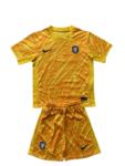 Kit Infantil Holanda Amarela Goleiro 2024/25 Unissex