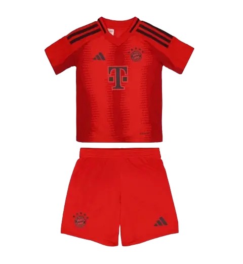 Kit Infantil Bayern de Munique Vermelho I 2024/25 Unissex Kit Infantil Bayern de Munique Vermelho I 2024/25 Unissex