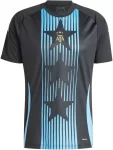 Camisa Argentina Pré-Jogo Preta 3 Estrelas 2024/25 Masculina