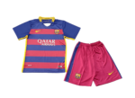 Kit Infantil Barcelona Home I Grená 2015/16 Unissex