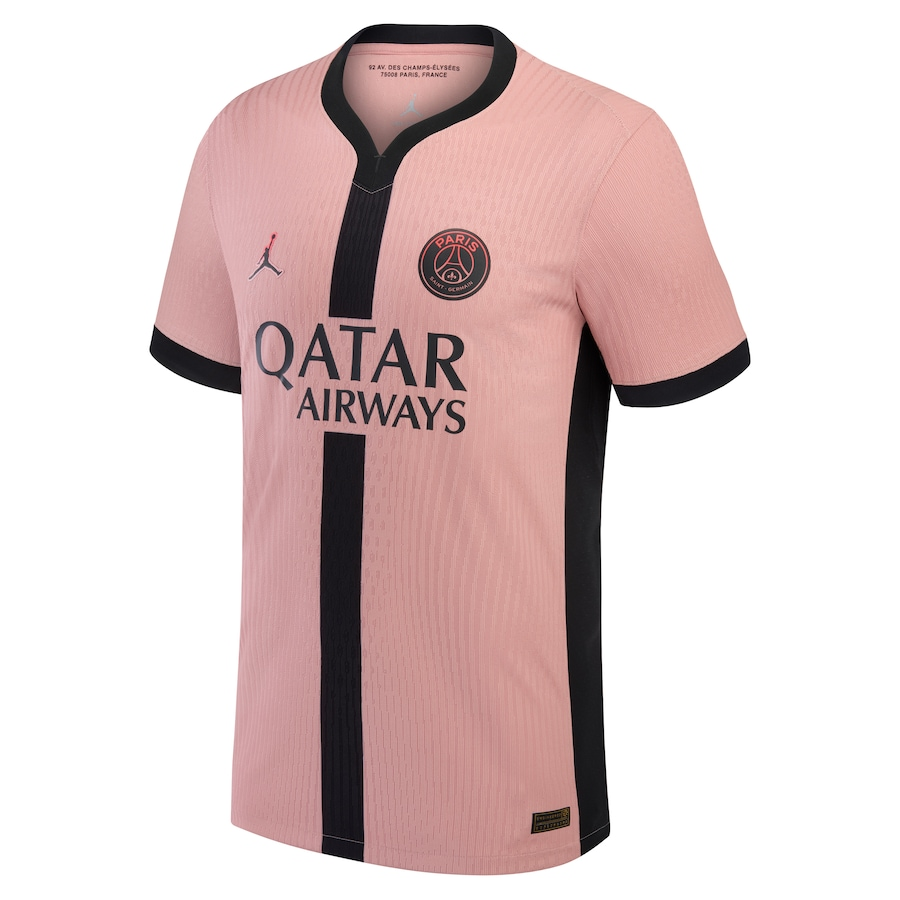 camisa-psg-jordan-rosa-iii-third-2024-25-jogador- Camisa PSG Jordan Rosa Third III 2024/25 Jogador
