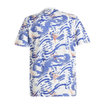 Camisa Lyon Pré-jogo Branca/Azul 2024/25 Masculina